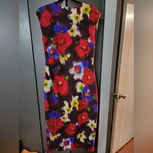 Zara Multicolored Sleeveless Maxi Dress